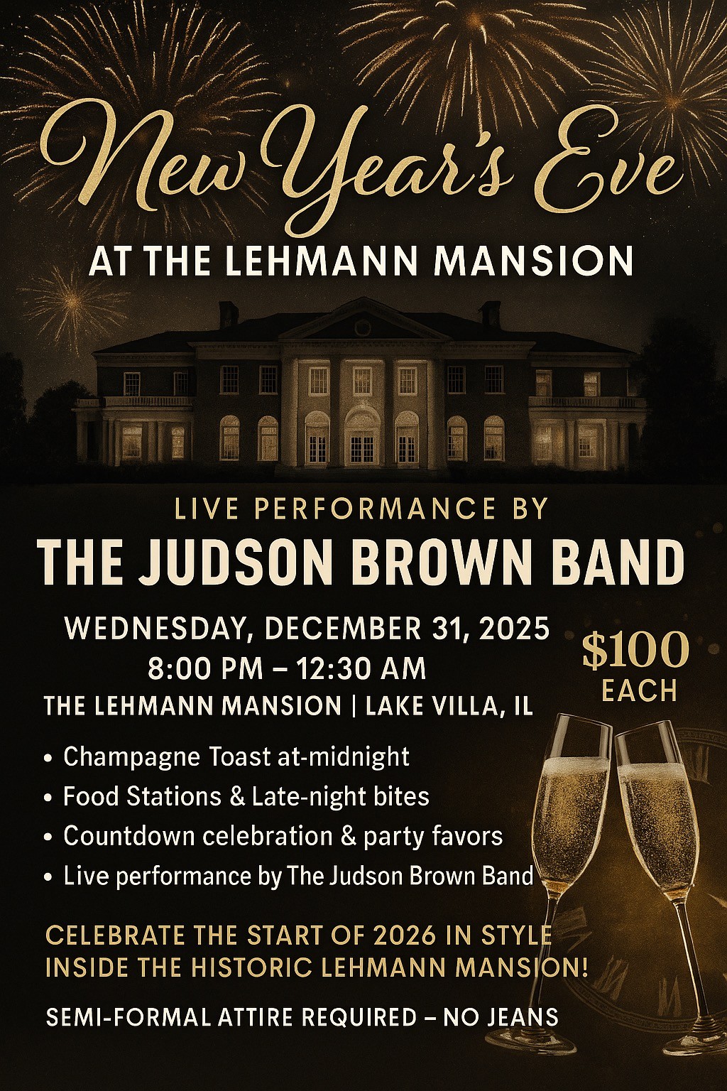 New Year's Eve at the Lehmann Mansion